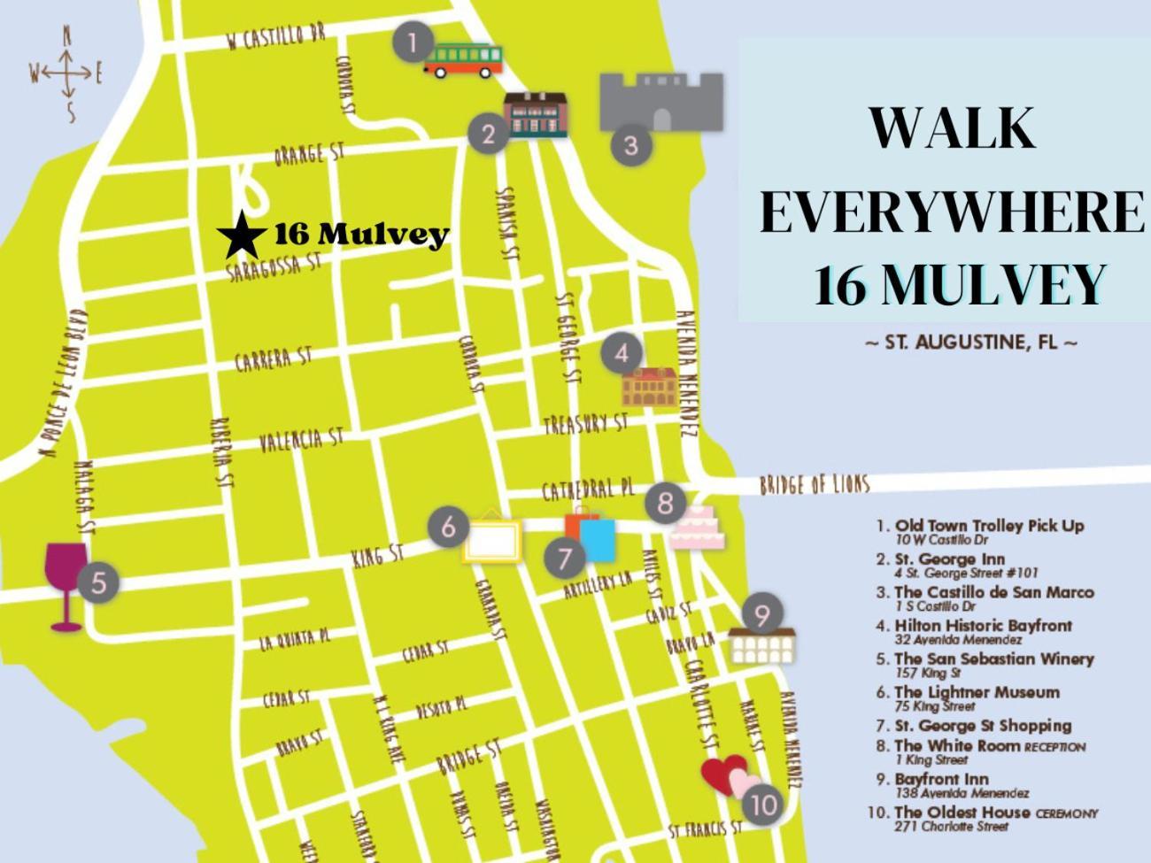 Villa Mulvey # 5 St. Augustine Esterno foto